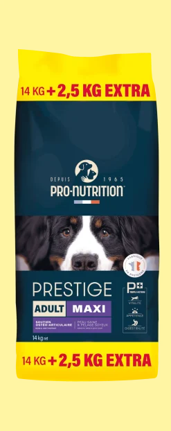Croquettes pour chien maxi 14 kg + 2,5 kg PRESTIGE