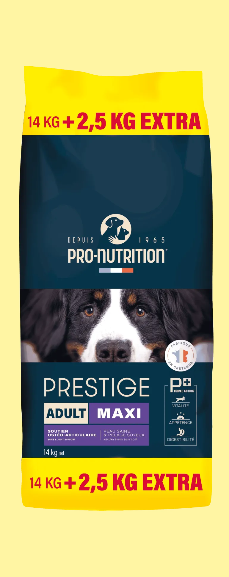 Croquettes pour chien maxi 14 kg + 2,5 kg PRESTIGE
