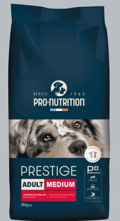 Croquettes pour chien medium 14 kg PRESTIGE