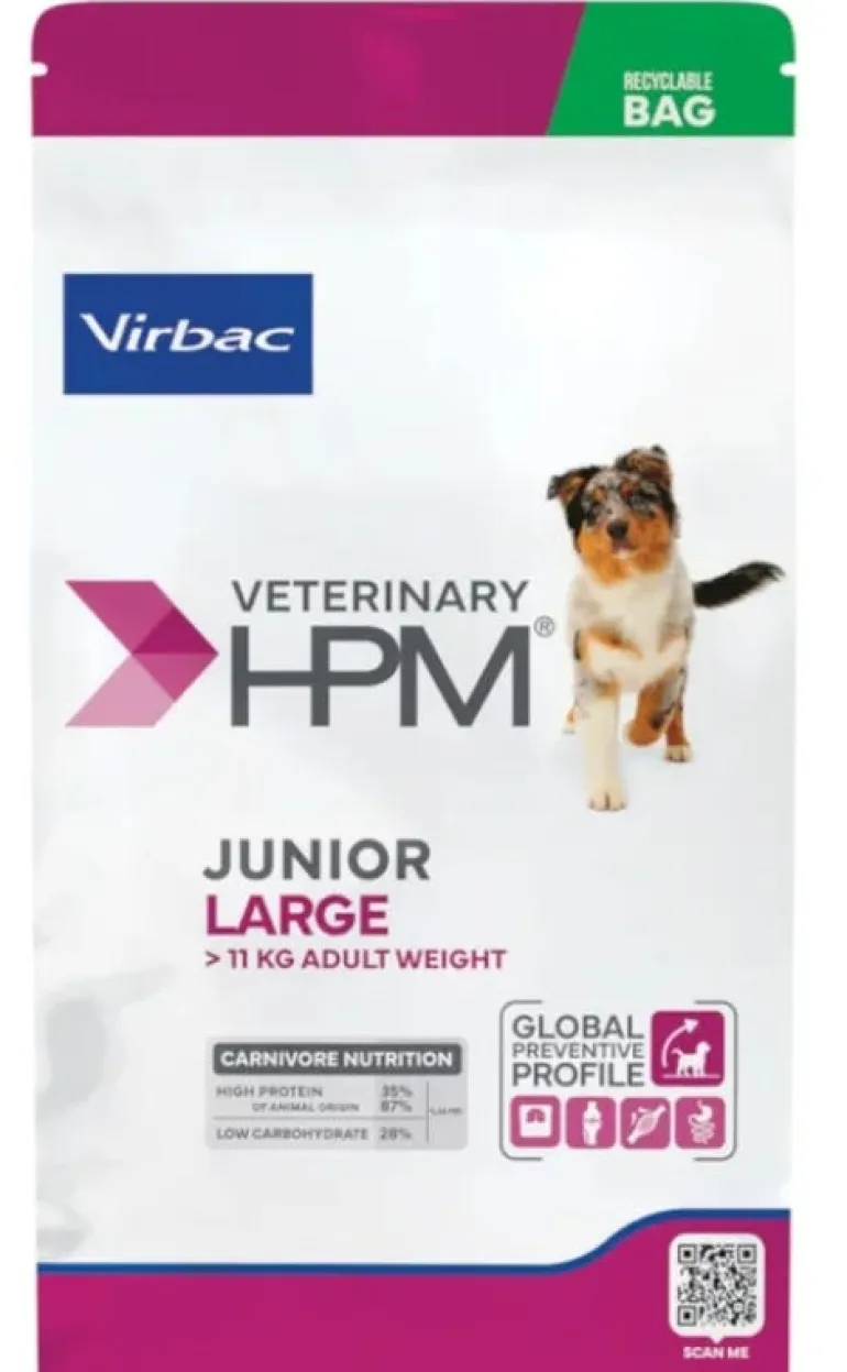 Croquettes sans gluten pour jeunes chiens grande taille 12kg