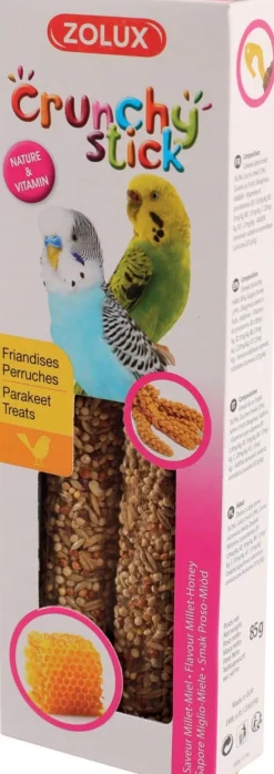 Crunchy stick perruche millet/miel 85g ZOLUX