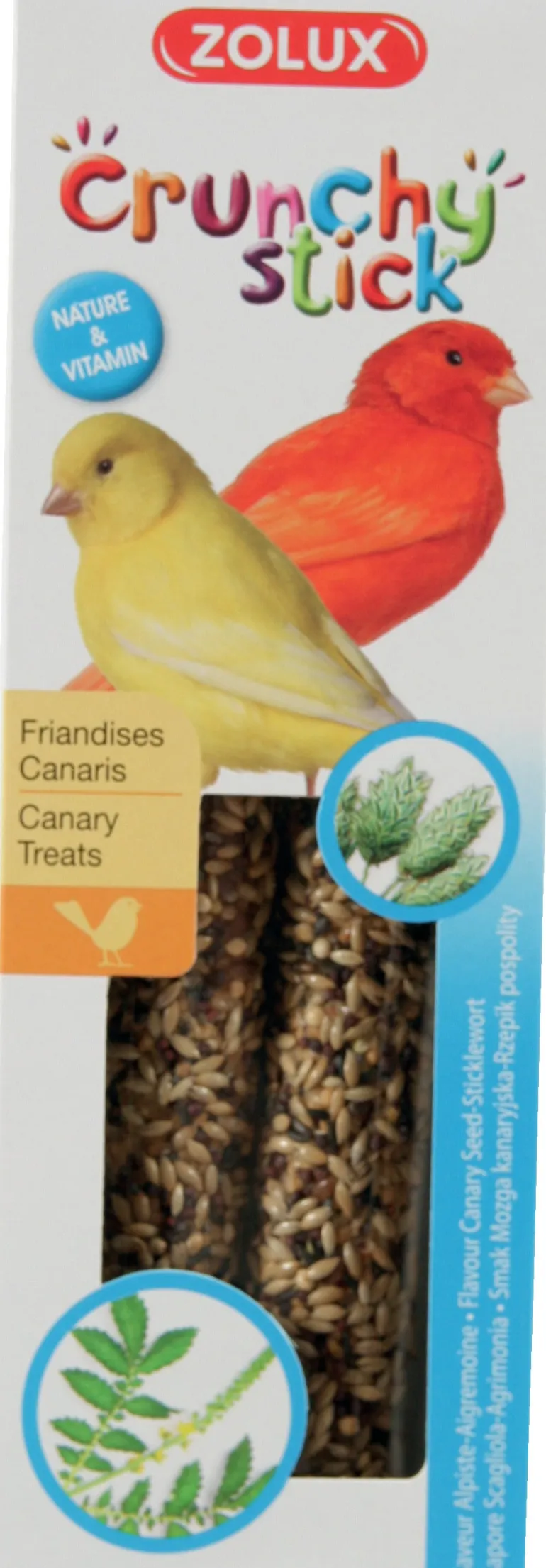 Crunchy stick canaris alpiste/aigremoine 85g ZOLUX