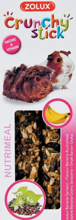 Crunchy stick cochon d'inde banane/sarrasin 115g ZOLUX