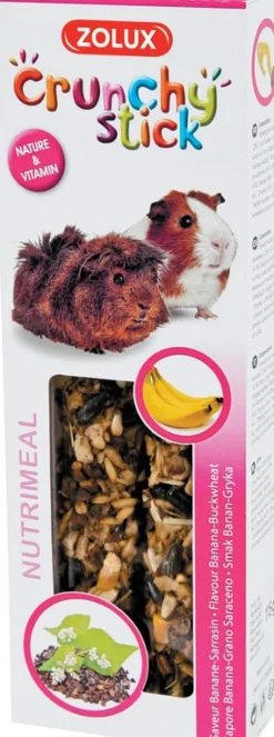 Crunchy stick cochon d'inde banane/sarrasin 115g ZOLUX
