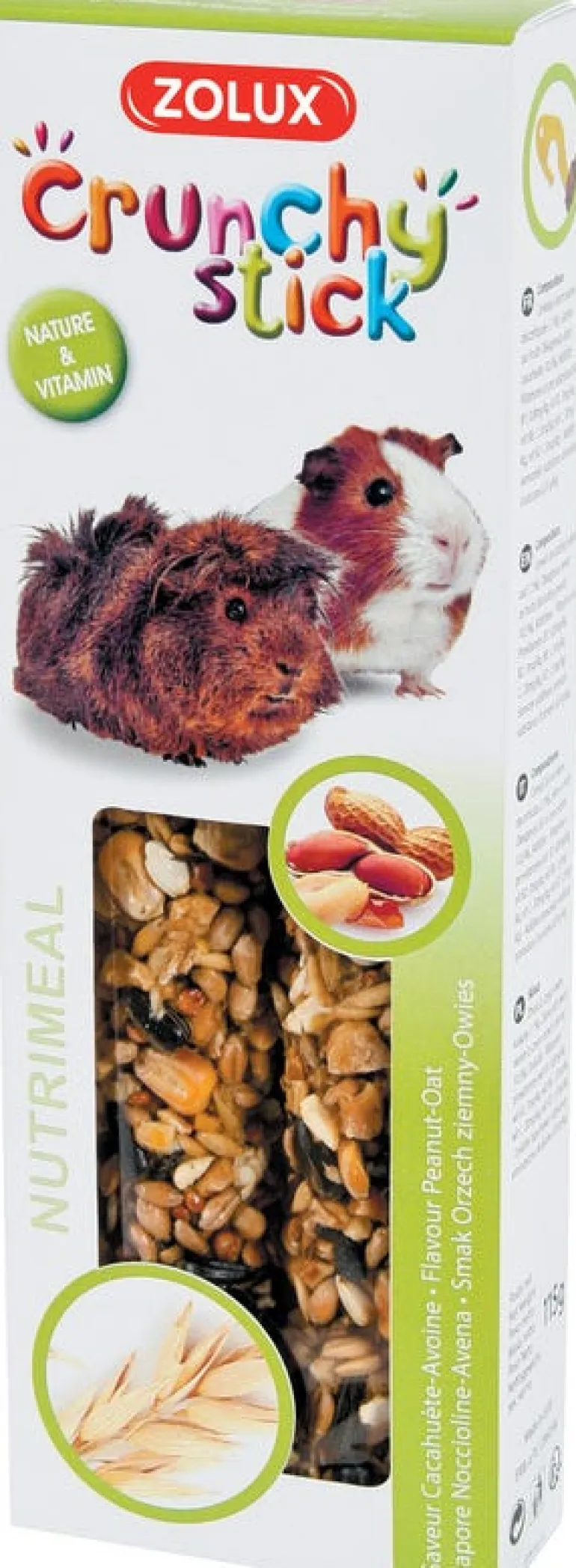 Crunchy stick cochon d'inde cacahuète/avoine 115g ZOLUX