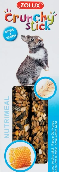 Crunchy stick lapin avoine/miel 115g ZOLUX