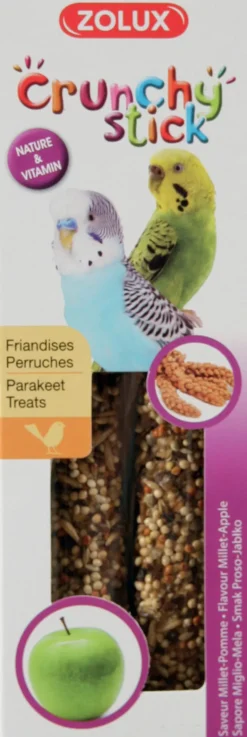 Crunchy stick perruche millet/pomme 85g ZOLUX