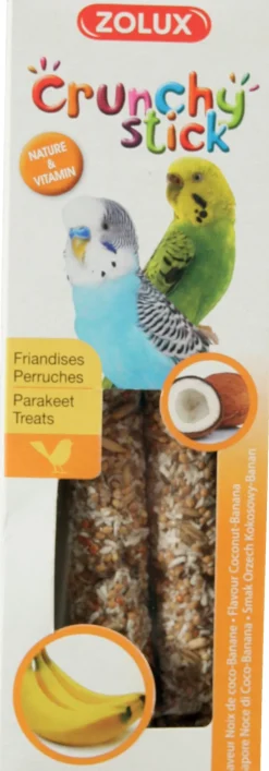 Crunchy stick perruche noix de coco/banane 85g ZOLUX