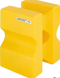 Cube d'obstacle 56 x 36 x 45 cm Jaune