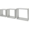 Cube mural Set 3 Aluminium