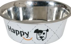 Écuelle pour chien Happy inox blanc 0,8L ZOLUX