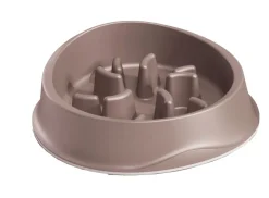 Écuelle plastique anti-glouton taupe 1L ZOLUX