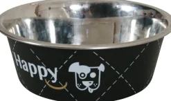 Écuelle pour chien Happy inox noir 2,6L ZOLUX