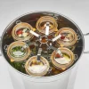 Cuiseur bocaux inox 37 L capacité de 12 bocaux