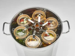 Cuiseur bocaux inox 37 L capacité de 12 bocaux