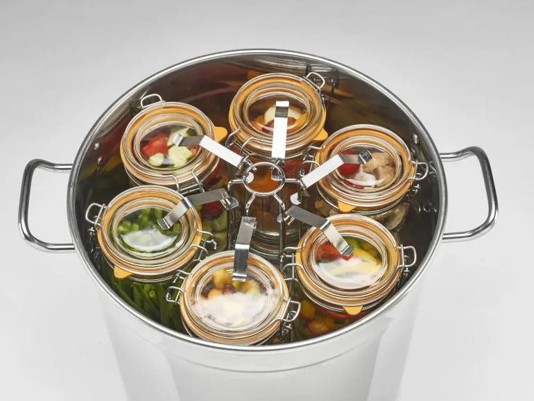 Cuiseur bocaux inox 37 L capacité de 12 bocaux