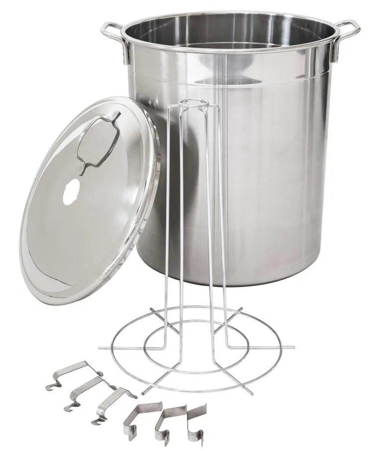 Cuiseur bocaux inox 37 L capacité de 12 bocaux