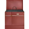 Cuisinière à bois Arpège carmin poli GODIN