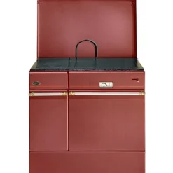 Cuisinière à bois Arpège carmin poli GODIN
