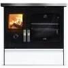 Cuisinière à bois Mélisse 90 noir/blanc DEVILLE