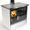 Cuisinière à bois Etna 7T fonte/blanc LACUNZA