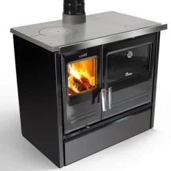 Cuisinière à bois Etna 7T noir LACUNZA