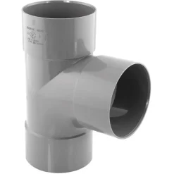 Culotte PVC évacuation 87° femelle/femelle Ø80