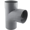 Culotte PVC évacuation 87° mâle/femelle Ø200