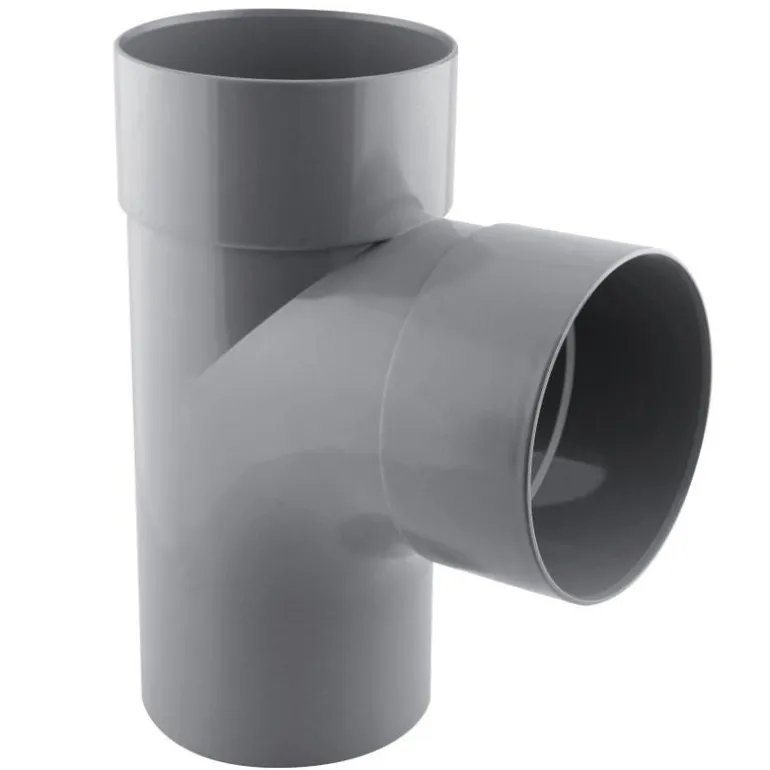 Culotte PVC évacuation 87° mâle/femelle Ø200