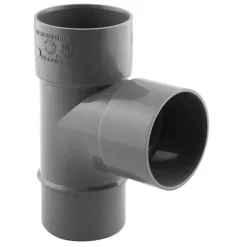 Culotte PVC évacuation 87° mâle/femelle Ø50