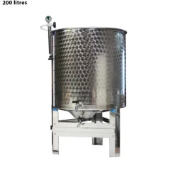 Cuve inox garde vin 200 L complète - TOM PRESS