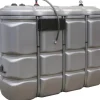 Cuve fioul/Adblue PEHD double paroi 2000L pré-équipée