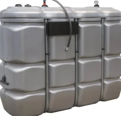 Cuve fioul/Adblue PEHD double paroi 2000L pré-équipée