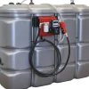 Cuve fioul/Adblue PEHD double paroi 2000L équipée 60L/min
