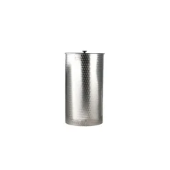 Cuve inox 300L + couvercle + robinet TOM PRESS