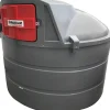 Cuve stockage fioul PEHD double paroi 5000L + pompe 60L/min