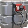 Cuve stockage fioul PEHD double paroi 1500L 230 V 60 L/min