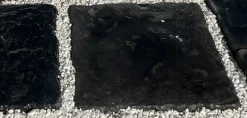 Dalle rustique imitation ardoise 45x45 cm gris anthracite
