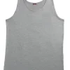 Débardeur F105 uni gris chiné