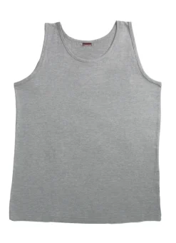 Débardeur F105 uni gris chiné