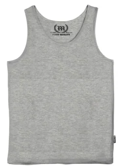 Débardeur F105 uni gris chiné