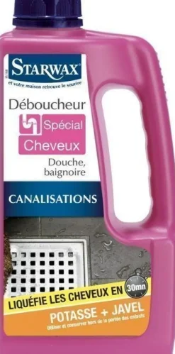 Déboucheur spécial cheveux 900 ml STARWAX
