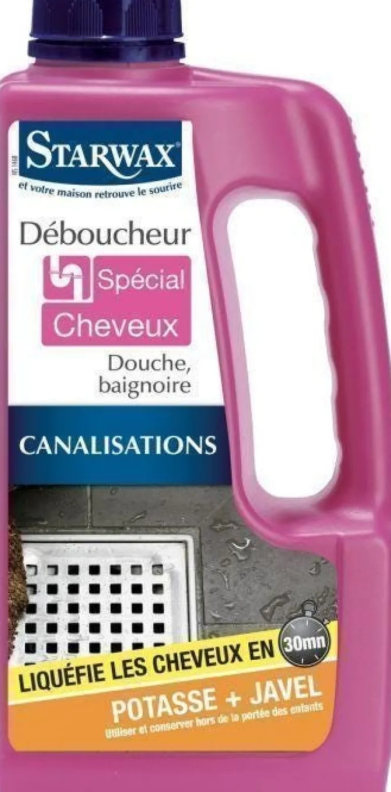 Déboucheur spécial cheveux 900 ml STARWAX