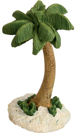 Décoration aquarium ilôt 1 cocotier nano