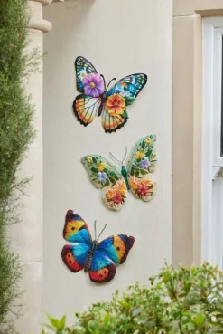 Décoration murale Papillons larges 31x41cm - Vendu à l'unité