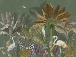 Décor panoramique végétal animal AS CREATION