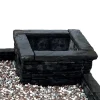 Dessus pour bloc muret Saint-Lary ardoise 45x11x3 cm