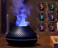 Diffuseur senteur avec lumière effet flammes