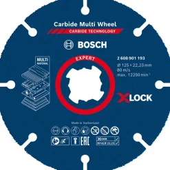 Disque meuleuse Carbure Multi X-LOCK EXPERT 125mm