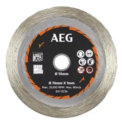 Disque abrasif diamanté Ø76x1mm AEG